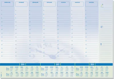 Produktbild von SIGEL HO350 Papier-Schreibunterlage, Time, 595x410 mm, 30 Blatt