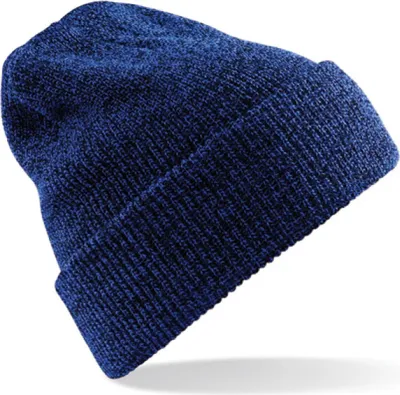 Produktbild von Beechfield B425 | Heritage Beanie Wintermütze - Farbe: Antique Royal Blue - Größe: One Size
