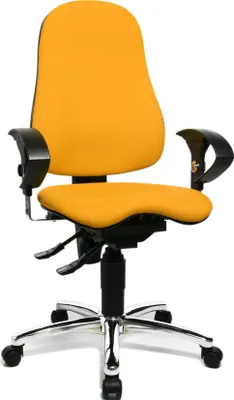 Produktbild von Drehstuhl Bürostuhl Schreibtischstuhl Bürosessel Topstar Sitness 10 gelb