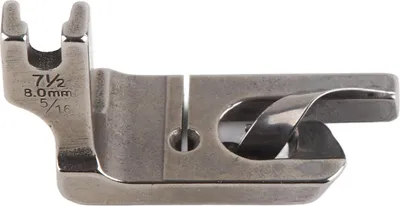 Image de Machine à coudre industrielle universelle à aiguille unique -graisse - ourlet roulé - pied presseur (8,0 mm)