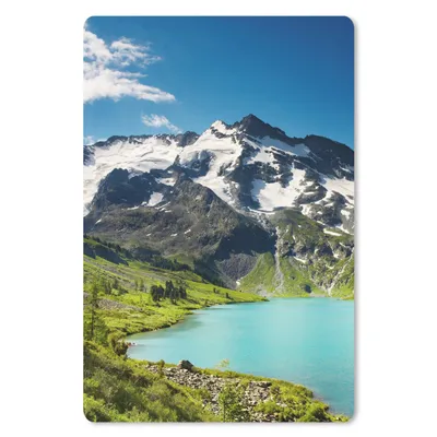 Produktbild von MuchoWow® Mauspad Mousepad Schnee - Berg - Wasser 40x60 cm - Mousepads - Maus Mat - Pad - Mausunterlage - Schreibtisch Accesoire