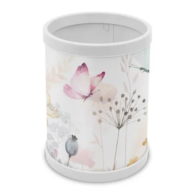 Produktbild von itenga Stifteköcher Motiv Schmetterlinge Höhe 10 cm Durchmesser 8 cm
