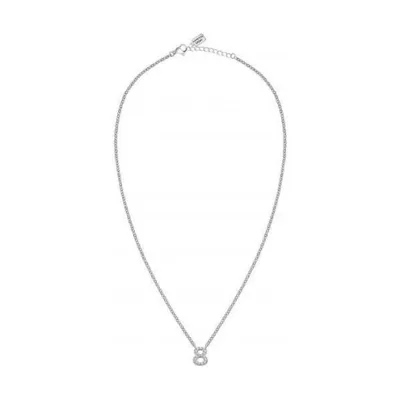 Produktbild von Steel necklace "8" with crystals LPS10AQK08