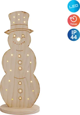 Image de Eclairage de Noël Extérieur Décoration de Noël LED Extérieur bois avec minuterie 5307727