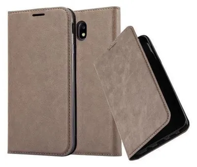 Obrázek produktu pro Cadorabo Case for Samsung Galaxy J5 2017 Protective Case in Brown Pouzdro na mobilní telefon s magnetickým zavíráním