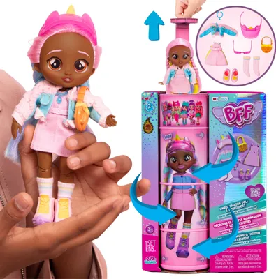 Obrázok produktu pre Cry Babies BFF – JASSY Mládež Fashion Doll + príslušenstvo, ORIGINÁLNA bábika VEĽKÁ 20 cm