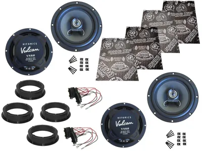 Produktbild von Hifonics Lautsprecher Set für VW T-Roc Bj 17-22 Tür Vorne hinten Dämmmatte 360 W