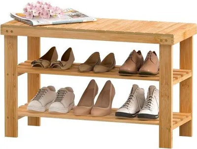 Immagine prodotto di Scaffale porta scarpe per 12-15 paia - porta scarpe impilabile per corridoio, soggiorno, camera da letto