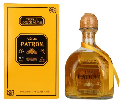 Produktbild von Patrón Tequila Añejo 40% Vol. 1l in Geschenkbox