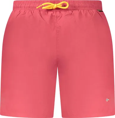 Produktbild von Herren Badeshorts Rot – Elastisch, Praktisch, Stilvoll mit Taschen