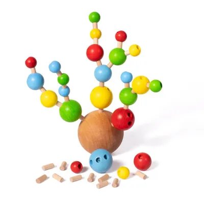 Produktbild von Erzi 42273 Steckspiel Fröbel - Kugeln