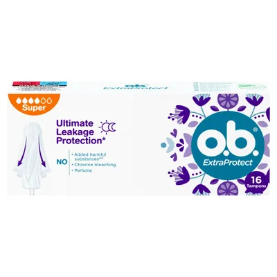 Produktbild von OB ExtraProtect Super Einlagen, 16 Stück