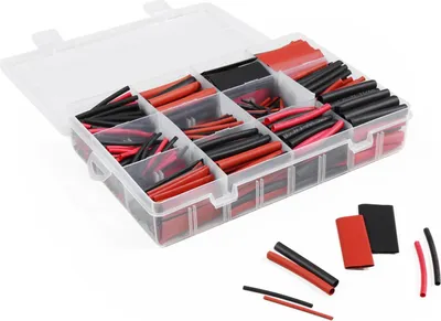 Immagine prodotto di Set di tubi termorestringenti McPower, 560 pezzi in confezione assortita, rosso e nero