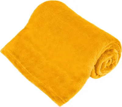 Produktbild von Teesa Fleece-Decke Gelb 150x200 cm - Weich & Warm