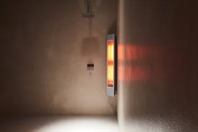 Produktbild von SUNSHOWER SOLO White, Black oder Grey mit Infrarot