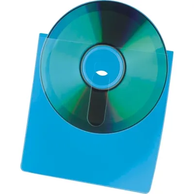 Produktbild von CD-Taschen 127x127mm transparent mit Fingerschlitz VE=10 Stück