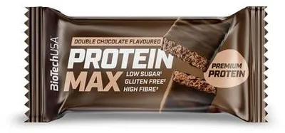 Obrázok produktu pre Proteínová tyčinka "Protein Max", čokoláda, bezlepková, 45 g, BIOTECH USA 20019030200