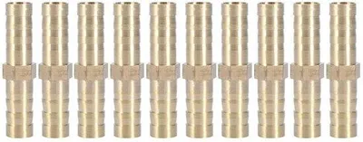 Produktbild von Messing-Verbindung für Schläuche 2-Weg 6mm 10er Pack