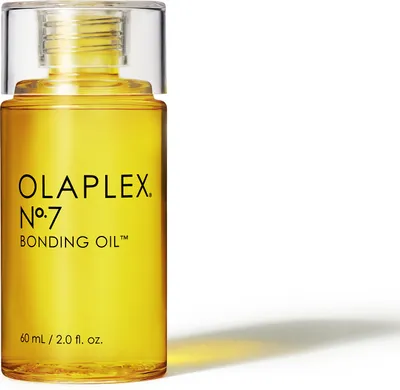 Produktbild von Olaplex No.7 Bonding Oil, 60 ml – Haarpflegeöl für alle Haartypen mit Hitze- und UV-Schutz, Farbschutz, Anti-Frizz & Stärkung der Haarstruktur