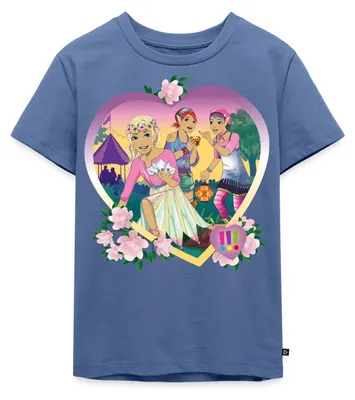 Produktbild von Spreadshirt Die Drei Ausrufezeichen Nacht Der Elfen Kinder Premium T-Shirt, 110/116 (4 Jahre), Taubenblau