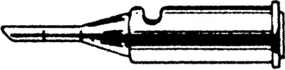 Produktbild von 10 Stück Weller Lötspitze für Pyropen, 70 01 06/Ø 2,0 mm, Rundform T0051612599