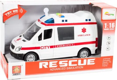 Obrázok produktu pre Sanitka so zvukovou jednotkou 1:16
