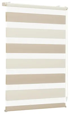 Image de Stores vénitiens double couche Sekey, système de fixation sans perçage pour fenêtres, deux couleurs, 75 cm