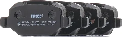 Produktbild von FERODO Bremsbeläge Satz Hinten für ALFA ROMEO 147 (937) FDB1349