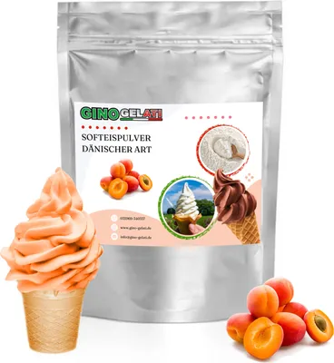 Immagine prodotto di Polvere per gelato soft danese all'albicocca 10 kg