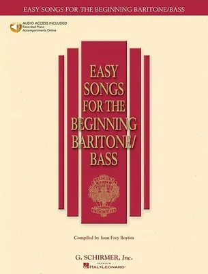 Produktbild von Easy Songs for the Beginning Baritone/Bass [With CD]