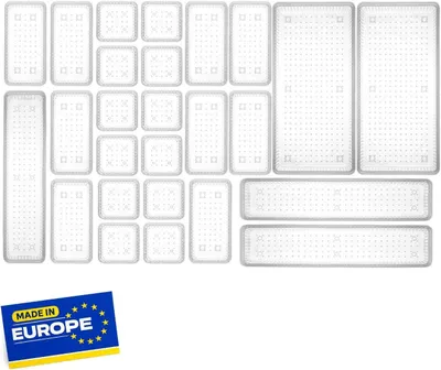 Immagine prodotto di Organizzatore per il bagno - Set da 26 pezzi - Plastica
