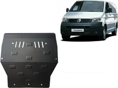 Image de Protection anti-encastrement en acier pour moteur Volkswagen Transporter T5