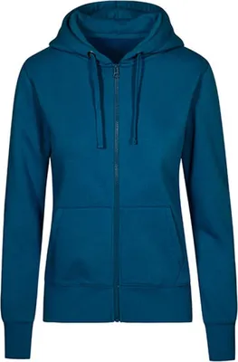 Produktbild von X.O Zip Hoodie Jacke Plus Size Damen, Petrol, XXL