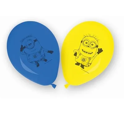 Produktbild von Párty balónky latexové - Mimoni - Minions 28 cm - 8 ks
