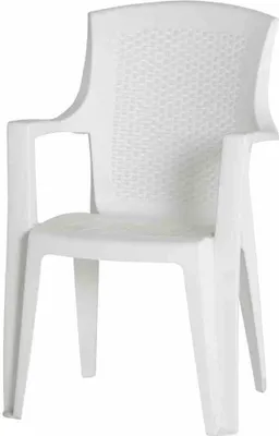 Produktbild von PROGARDEN Eden SET 4x Stapelsessel weiß Kunststoff M73532