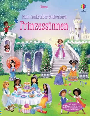 Obrázok produktu pre Mein funkelndes Stickerbuch: Prinzessinnen: Stickerheft mit über 320 Stickern – königliches Stickervergnügen ab 5 Jahren (Meine funkelnden Stickerbüch