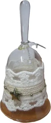 Produktbild von Glasglocke mit Spitze JYJ147