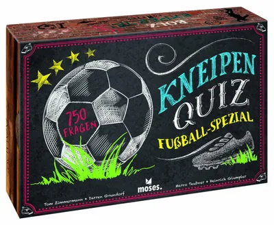 Productafbeelding van Kneipenquiz - Voetbalquiz: Een quizspel voor in de kroeg. Sociaal spel