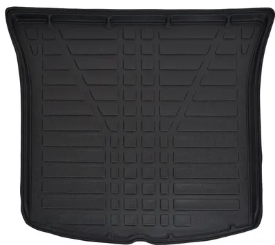 Image de Tapis De Coffre Sur Mesure Pour Tesla Model Y 2020-2025, Noir, Antidérapant, Bord Haut, Toutes Saisons