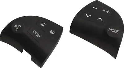 Imagen del producto de Cubierta para los botones del volante del automóvil, de 2 piezas, con número de referencia 84250-33190-C0, compatible con los modelos ES 350 de 2006 a 2012