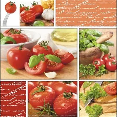 Produktbild von Glasbild Tomatensalat 50x50 cm
