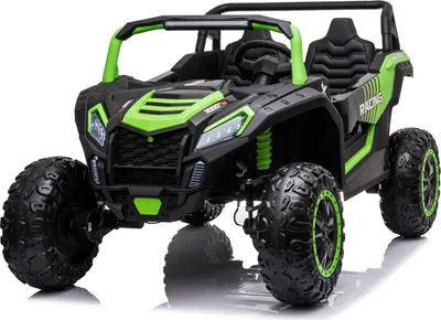 Produktbild von Kinder Elektroauto UTV Road 2-Sitzer Allrad Offroad Kinderfahrzeug Grün