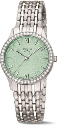 Produktbild von Boccia Damen Armbanduhr Trend 3376-01 Titan Glaskristallsteine