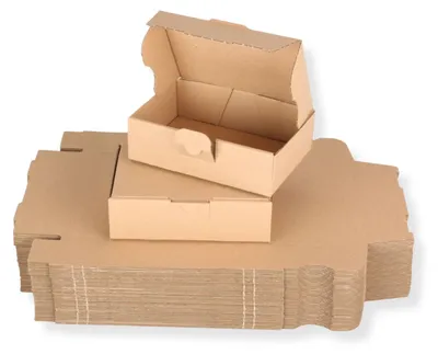 Produktbild von Maxibriefkarton DIN A6 - 160 x 110 x 50 mm / DHL Kleinpaket, braun 50 Stück