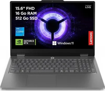 Immagine prodotto di PC portatile da gaming LENOVO LOQ Essential 15IRX11, 15,6'' FHD 144Hz, Core i5-13450HX, RTX 5050, 16 GB RAM, 512 GB SSD, AZERTY