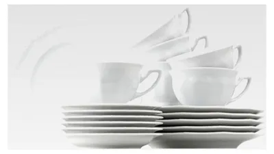 Produktbild von Kaffeeset 18-teilig, weiß