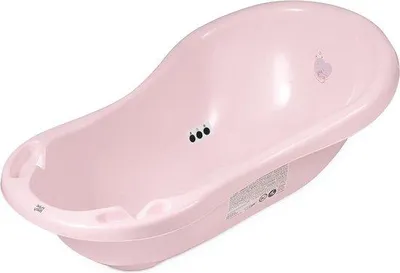 Immagine prodotto di Vasca da bagno rosa per neonati, senza BPA, 84 cm, antiscivolo