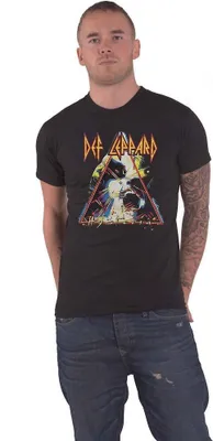 Produktbild von Def Leppard - "Hysteria" T-Shirt für Herren/Damen Uni RO9981 (L) (Schwarz)