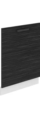 Produktbild von Belini Frontblende für Geschirrspüler PZ. Frontblende Geschirrspüler 60 cm Breite. Frontplatte für Spülmaschine mit Griff, Königliches Ebenholz
