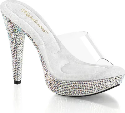 Produktbild von COCKTAIL-501DM Damen Slipper von Fabulicious, Transparent EU 38, US 8